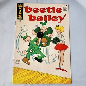 !967 King Comics Beetle Baily Issue #59 Silver Age Bowling Funny Rare Classic VG